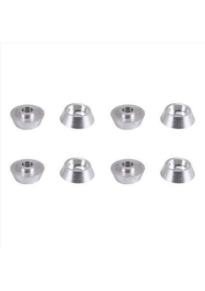 8pcs Metal Bağlantı Çubuk Vidalı Conta Şim Yasacı Wpl C14 C24 C34 C44 Mn D90 D91 D99S Rc Car Gümüş (Yurt Dışından)