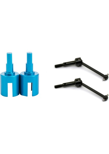 Alüminyum Alaşım Şanzıman Kupası Metal Evrensel Salıncak Şaftlı Evrensel Mil Cvd 53792 1/10 Rc Araba Tamiya (Yurt Dışından)