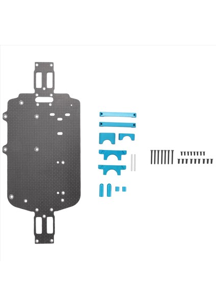 Wltoys A959 A979 A959B A979B 1/18 Rc Araba Değiştirme Mavi Için Karbon Fiber Şasi Parçalarını Yükselt (Yurt Dışından)