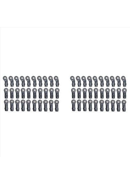 60PCS Plastik M4 Çubuk Uçlar Bağlantı Topları Kafa Bağlantı Bağlantısı 1/10 Rc Prıgler Araç Traxxas Trx-4 Trx4 Parça Aksesuarları (Yurt Dışından)