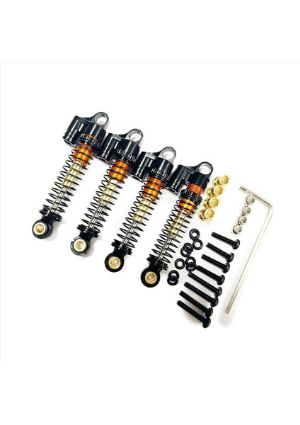 Fms Için 2x FCX24 Metal 43MM Şok Yağ Dışı Basınç 1/24 Rc Paletli Araba Yükseltmeleri Parça Aksesuarları Siyah (Yurt Dışından) fiyatları