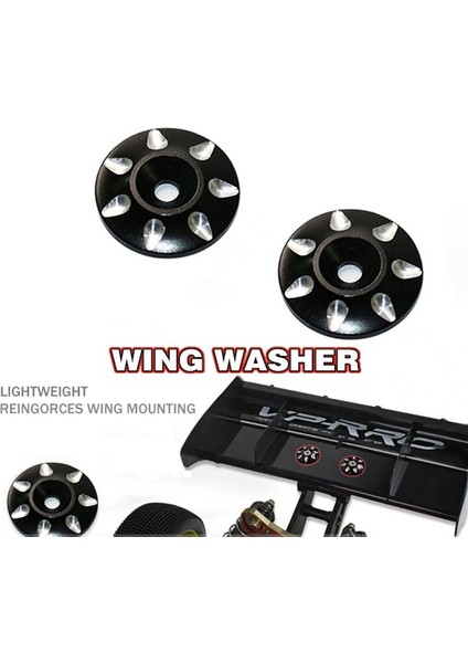 Metal Kuyruk Kanadı M3 Vidalar 1/8 1/10 Ölçekli Yoldan Buggy Kamyon Rc Arabalar Mavi (Yurt Dışından) fırsatları