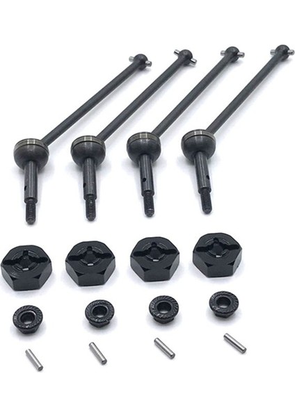 Wltoys 144001 144010 124007 124019 124018 Rc Araba Yükseltme Parçaları Siyah (Yurt Dışından)