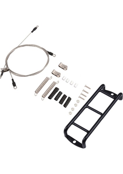 1pcs Rc Araç Metal Mini Merdiven Merdiven Aksesuarları ve 1 Pcs Rc Araç Modifiye Parça Çelik Halat 1/10 Rc Tracher Traxxas (Yurt Dışından)