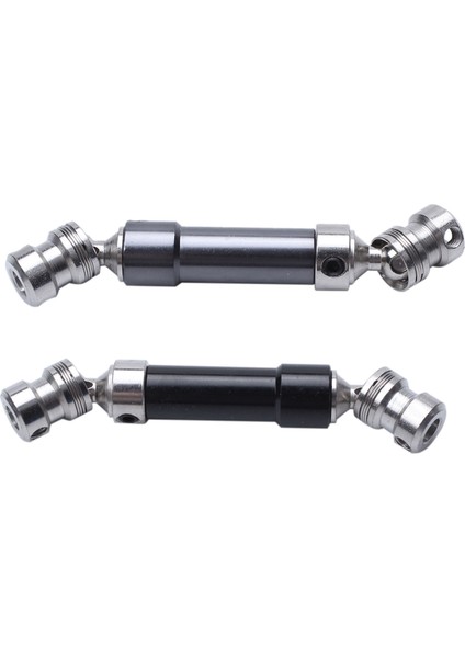 2pcs Metal Arka Merkezi Şaftı Cvd Şanzıman Mil 1 12 Wltoys 12428 12423 Siyah ve Titanyum (Yurt Dışından)