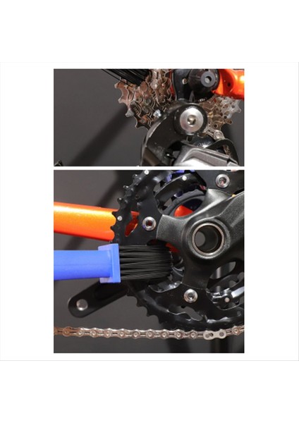 Mavi Motosiklet ve Bisiklet Zinciri Fırçaları Bisiklet Temizleme Zinciri Fırçaları (Yurt Dışından) indirimleri