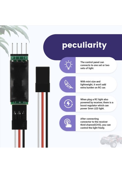 LED Lamba Işık Kontrol Anahtarı Panel Sistemi Traxxas Hsp Redcat Için 3ch&#39 Yi Aç/kapat (Yurt Dışından) indirimleri