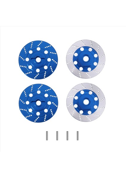 4pcs Metal Fren Disk Tekerleği Jant Kutusu Metal Onay Adaptörü 12/10 Sakura D4 Yol Yarışı Rc Araç Parçaları Lacivert (Yurt Dışından)