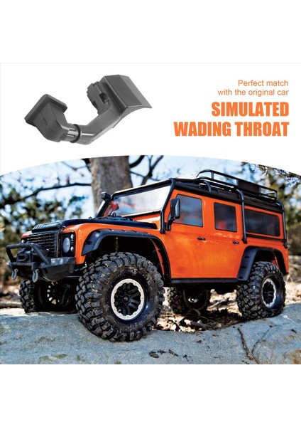 Eksenel SCX10 SCX10 Iıı AXI03007 Mst Jeep Wrangler Vücut Kabuğu Için 1/10 Rc Paletli Siyah Şnorkel (Yurt Dışından) indirimleri