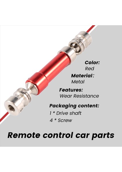 1pcs Metal Arka Merkez Şaftı Cvd Şanzıman Mil 1 12 Wltoys 12428 12423 Rc Araba Kısa Kurs Çöl Off-Road (Yurt Dışından) indirimleri