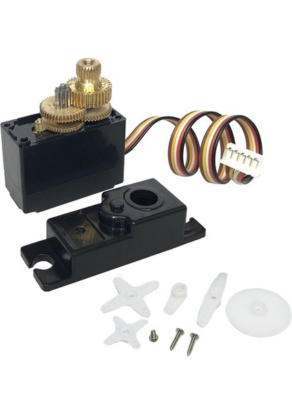 Wltoys Için 5 Tel Metal Gear Servo 144001 144002 124018 124019 Rc Araba Yükseltme Parçaları Aksesuarları (Yurt Dışından)