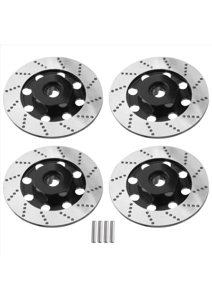 4pcs Metal Fren Disk Tekerleği Jant Kutusu Metal Onaltılık Adaptörü 12/10 Sakura D4 Yol Yarışı Rc Araç Parçaları Siyah (Yurt Dışından) modelleri