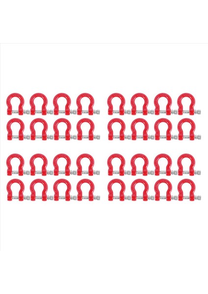 32PCS Metal Ön Arka Tampon Römorku Kanca Çekme Kabı Kurtarma Kancası 1/10 Rc Rock Paletli Araba Traxxas Trx4 Trx-4 SCX10 (Yurt Dışından)