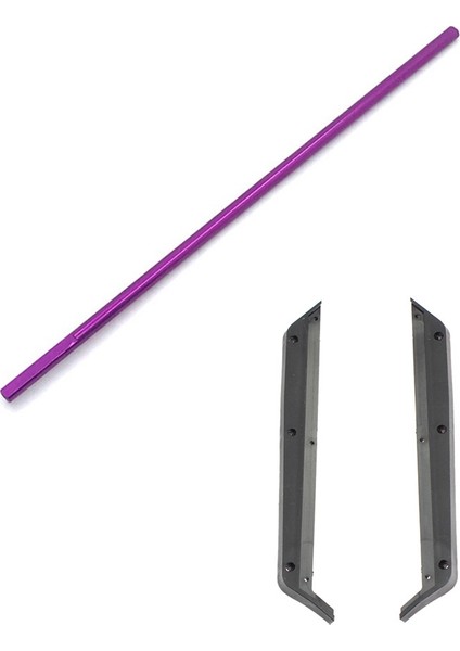 Alt Kenar Koruma Wltoys Için Alt Yan Koruma Montajı 124019 124018 1/12 &amp Metal Merkezi Sürücü Şaft Mor (Yurt Dışından)