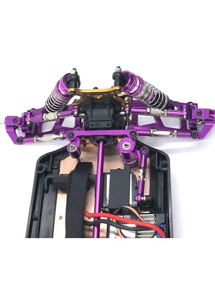 Alt Kenar Koruma Wltoys Için Alt Yan Koruma Montajı 124019 124018 1/12 &amp Metal Merkezi Sürücü Şaft Mor (Yurt Dışından) modelleri