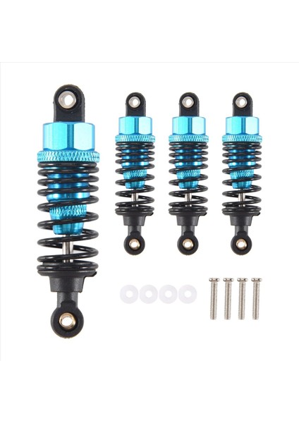 4pcs Alüminyum Alaşım Şok Emiciler Damper Damper Tamiya Tt-01 TT01 Tt-02 TT02 1/10 Rc Araba Yükseltme Parçaları Mavi (Yurt Dışından) modelleri