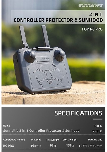 Mini3 Pro/ Royal 3 Uzaktan Kumanda Koruması Hood Rc Pro Rocker Scratch Cover Için Sunnylife (Yurt Dışından) fırsatları