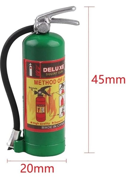 2pcs Simülasyon Mini Yangın Söndürücü 1/10 Rc Paletli Araba Eksenel SCX10 Traxxas Trx4 RC4WD D90 Dekorasyon Parçaları Kırmızı (Yurt Dışından) modelleri