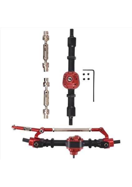 4x Metal Ön ve Arka Köprü Mn Mn D90 D91 D96 D99S Mn-90 MN99S 1/12 Rc Araba Yükseltme Parçaları 1 (Yurt Dışından) indirimleri