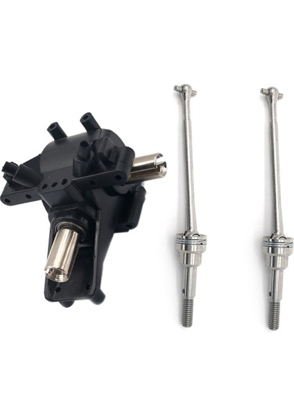 1x Metal Diferansiyel Dişli Ön Arka Dalga Kutusu Wltoys Için 12428 12423 &amp 2pcs Metal Ön Sürücü Şaft Cvd 0090 (Yurt Dışından)