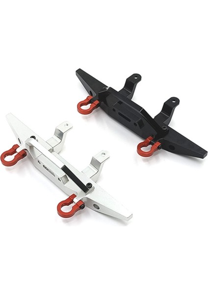 Mn Mn Metal Ön Tampon Mn D90 D91 D91 D96 D99S MN90 MN99 MN99S 1/12 Rc Araba Yükseltme Parçaları Aksesuarları Gümüş ve Siyah (Yurt Dışından) fiyatları