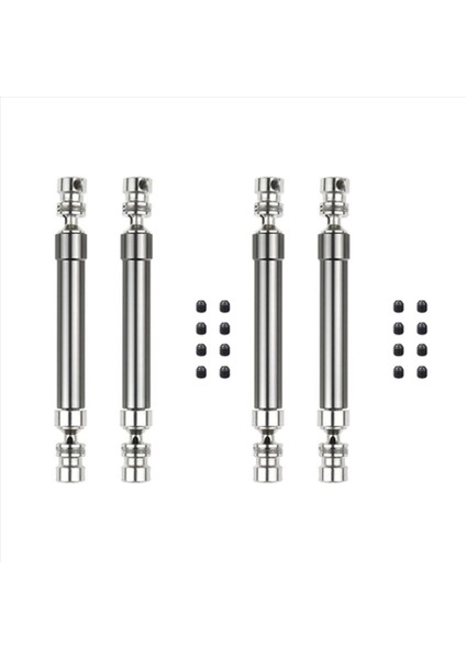 4pcs Metal Cvd Şaftı 110-160MM 1/10 Rc Kaya Çakmızı Eksenel SCX10 90046 Traxxas Trx4 Titanyum (Yurt Dışından)