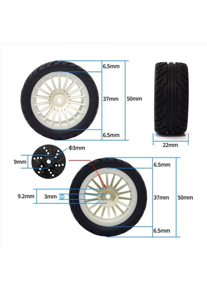 8pcs Kauçuk Lastikler SG1603 SG1604 Sg 1603 Udırc UD1601 UD1602 UD1603 UD1604 1/16 Rc Araba Yükseltme Parçaları 2 (Yurt Dışından) fiyatları