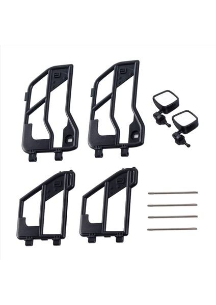 2x Plastik Tüp Kapıları ve 1 10 Için Dikiz Aynası Jeep Wrangler Sabit Vücut Kabuğu Için 1 10 Rc Prıgler Arak SCX10 90046 (Yurt Dışından) fiyatları