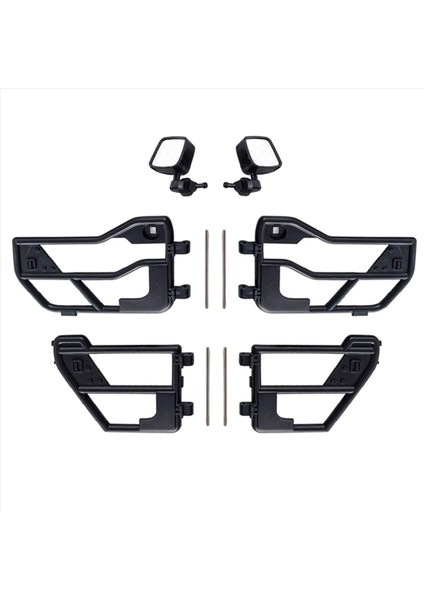 2x Plastik Tüp Kapıları ve 1 10 Için Dikiz Aynası Jeep Wrangler Sabit Vücut Kabuğu Için 1 10 Rc Prıgler Arak SCX10 90046 (Yurt Dışından) modelleri