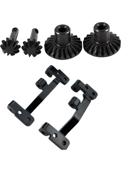 1set Metal Ön ve Arka Aks Dişli Şaftı Wpl B1 B14 B16 B24 C14 C24 &amp 1paır Metal Çekme Çubuk Temel Koltuk (Yurt Dışından)