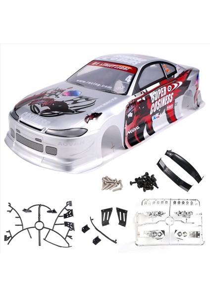 1/10 Rc Araba Gövde Kabuğu Modifikasyonu 190MM Nissan S15 Için Yol Drift (Yurt Dışından)