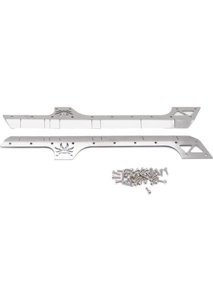 2pcs 1/10 Rc Için Metal Yan Etek Surround Surer Axial SCX10 90046 AXI03007 YK4102 313MM Gönderi Jeep Wrangler (Yurt Dışından) fiyatları