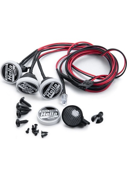 4pcs LED Işıklar Kiti Far Farlar Eksenel SCX10 Wraith RR10 Traxxas Trx4 Trx6 1/10 Rc Crawler Car Usra Fazla Parçalar (Yurt Dışından)
