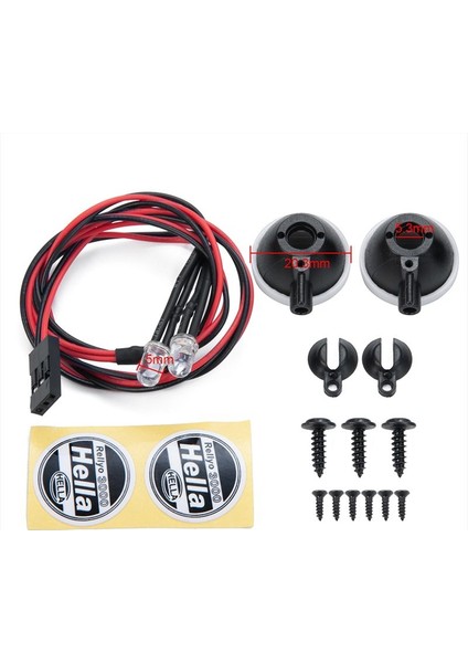 4pcs LED Işıklar Kiti Far Farlar Eksenel SCX10 Wraith RR10 Traxxas Trx4 Trx6 1/10 Rc Crawler Car Usra Fazla Parçalar (Yurt Dışından) modelleri