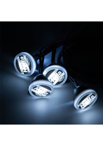 4pcs LED Işıklar Kiti Far Farlar Eksenel SCX10 Wraith RR10 Traxxas Trx4 Trx6 1/10 Rc Crawler Car Usra Fazla Parçalar (Yurt Dışından) indirimleri