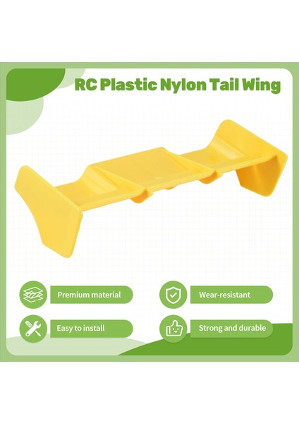 1 8 Buggy Rc Arabalar Rc Plastik Naylon Kuyruk Kanadı 1/8 Ölçekli Nitro Electric Powered Off Road Buggytruck Uzaktan Kumanda Sarı (Yurt Dışından) fırsatları