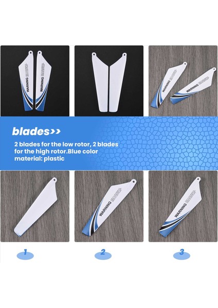 Syma 4pcs Helikopter Rotor Rc S107 Için Yedek Bıçaklar Mavi (Yurt Dışından) fırsatları