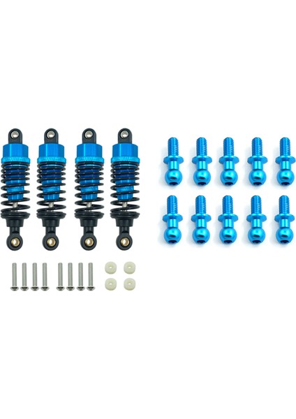 2 Set Rc Araba Parçası 1 Set Alüminyum Alaşım Şok Emiciler Damper Seti ve 1 Set M3 Metal Alek Kafa Vidaları (Yurt Dışından)