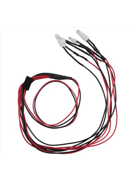 4x 4 LED Işıklar Kiti 2 Beyaz 2 Kırmızı 1/10 1/8 Traxxas Hsp Redcat RC4WD Tamiya Eksenel SCX10 D90 Hpı Rc Car (Yurt Dışından) fırsatları
