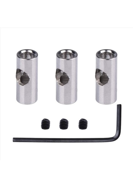 6pcs Motor Aks 3 17MM Ila 5mm Rc Model Araç Teknesi Düzlemi Için Şaft Adaptör Kılıfında Değişim 350 550 540 Motor (Yurt Dışından)