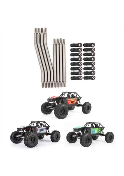 16X Metal Süspansiyon Çubuğu Bağlantı Direksiyon Çekme Çubuğu Eksenel Capra AXI03004 1/10 Rc Paletli Araba Yükseltme Parçaları (Yurt Dışından) modelleri