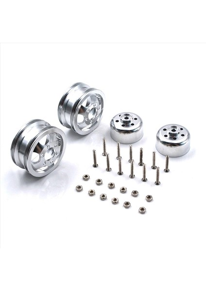 6x Metal Yükseltme Şok Geçirmez Tekerlek Göbeği Wpl B1 B16 B24 B36 C14 C24 1/16 Rc Kamyon Vida ile (Yurt Dışından) modelleri