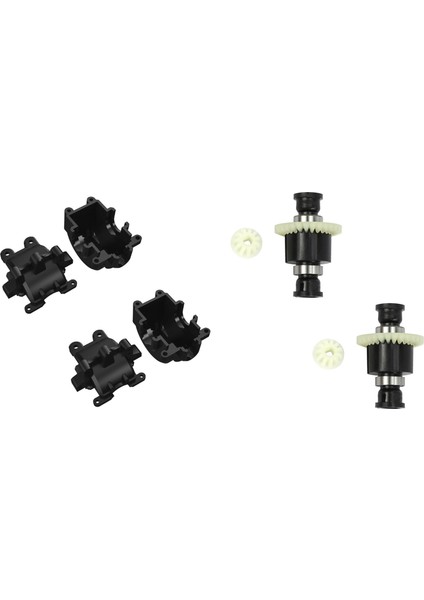 2 Set Rc Araba Parçası 1 Set Diferansiyel Dişli Kutusu Şanzıman Kılıfı ve 1 Set Rc Araç Diferansiyel (Yurt Dışından)