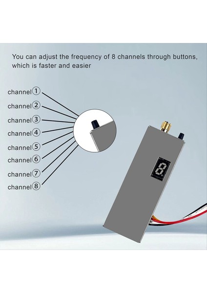 Fpv 1 2g 1 3g 1 6W Vtx Verici+Anten 8ch 0 1MW/25MW/800MW/1600MW Uzun Menzilli Fpv Drone Rc Modeli Için Vtx Verici (Yurt Dışından) indirimleri