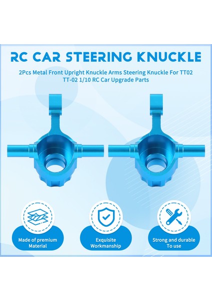 2pcs Metal Ön Dik Knuckle Kollar Direksiyon Maftası Tamiya Için TT02 Tt-02 1/10 Rc Araba Yükseltme Parçaları (Yurt Dışından) fırsatları