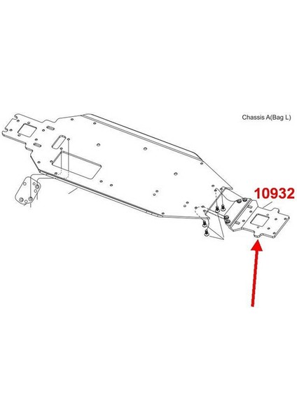 Vrx Racıng RH1016/RH1017/RH1006/RH1007/RH903/RH817/RH818 Için Şasi Ön Kısmı Vrx 10932 10330&#39 A Uygun (Yurt Dışından) modelleri
