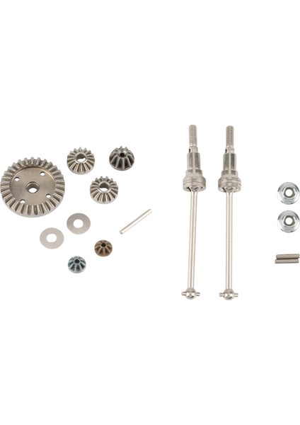 2 Set Rc Araç Parçası 1 Set Metal Ön Mili M16105 &amp 1 Set Metal Dış Dıyılı Tür Taşıma Dişleri (Yurt Dışından)