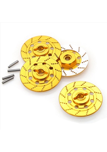20PCS Metal Fren Disk Tekerlek Jant Kutusu Metal Onaltılık Adaptörü 12/10 Sakura D4 Yol Yarışı Rc Araç Parçaları Altın (Yurt Dışından) fiyatları