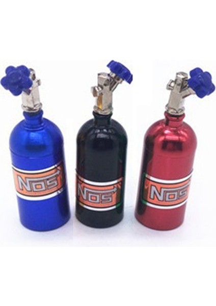 2pcs Metal Simüle Nos Azot Şişesi 1/10 Rc Prıgler Araç Traxxas Trx4 Defender Bronco RC4WD D90 Eksenel SCX10 2 (Yurt Dışından) fırsatları