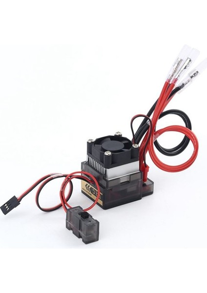 Rc Fırçalanmış Esc Voltajlı Sürüm 7 2V-16V 320A Rc Otomobil Kamyonu Buggy Boat Için Fren Soğutma Fanı ile Iki Yolu Fırça Esc (Yurt Dışından)